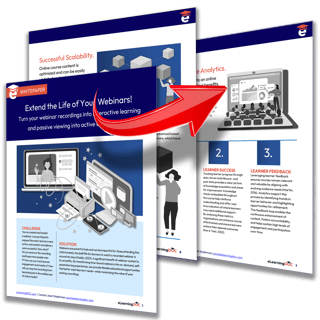 Three pages of the whitepaper: The Hidden Costs of Inadequate Training
